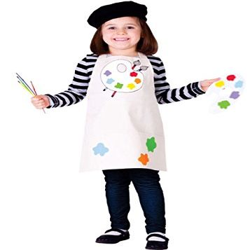 212 Main Talented Artist Girls Costume, Medium - Age 8 to 10