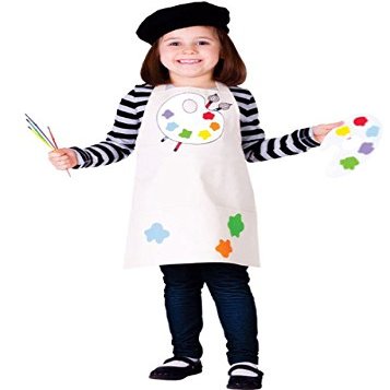 212 Main Talented Artist Girls Costume, Medium - Age 8 to 10