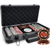 MRC 300pcs Ace Casino Poker Chips Set with Deluxe Black Case Custom Build view 1