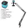 ZTBH Microscope Accessories Kit 48MP 4K 1080P HDMI USB Industrial Video Microscope Camera 130X Zoom C Mount Lens for Digital Image Acquisition Repair Soldering Microscope Slides (Color : A Full Set) view 2