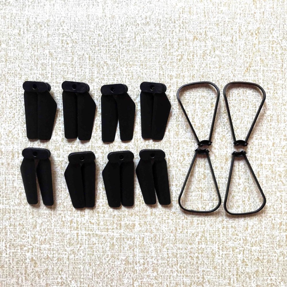 VERBANA for LSRC XT6 S171 Pro Drone CW CCW Propeller Blade with Propeller Guard Kit Replacement for LSRC XT6 S171 Pro Rc Mini Quadcopter Drone Accessories Part