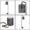 Waldosia 1:12 Scale Dollhouse Miniature 12v Powered Modern Floor Lamp view 3