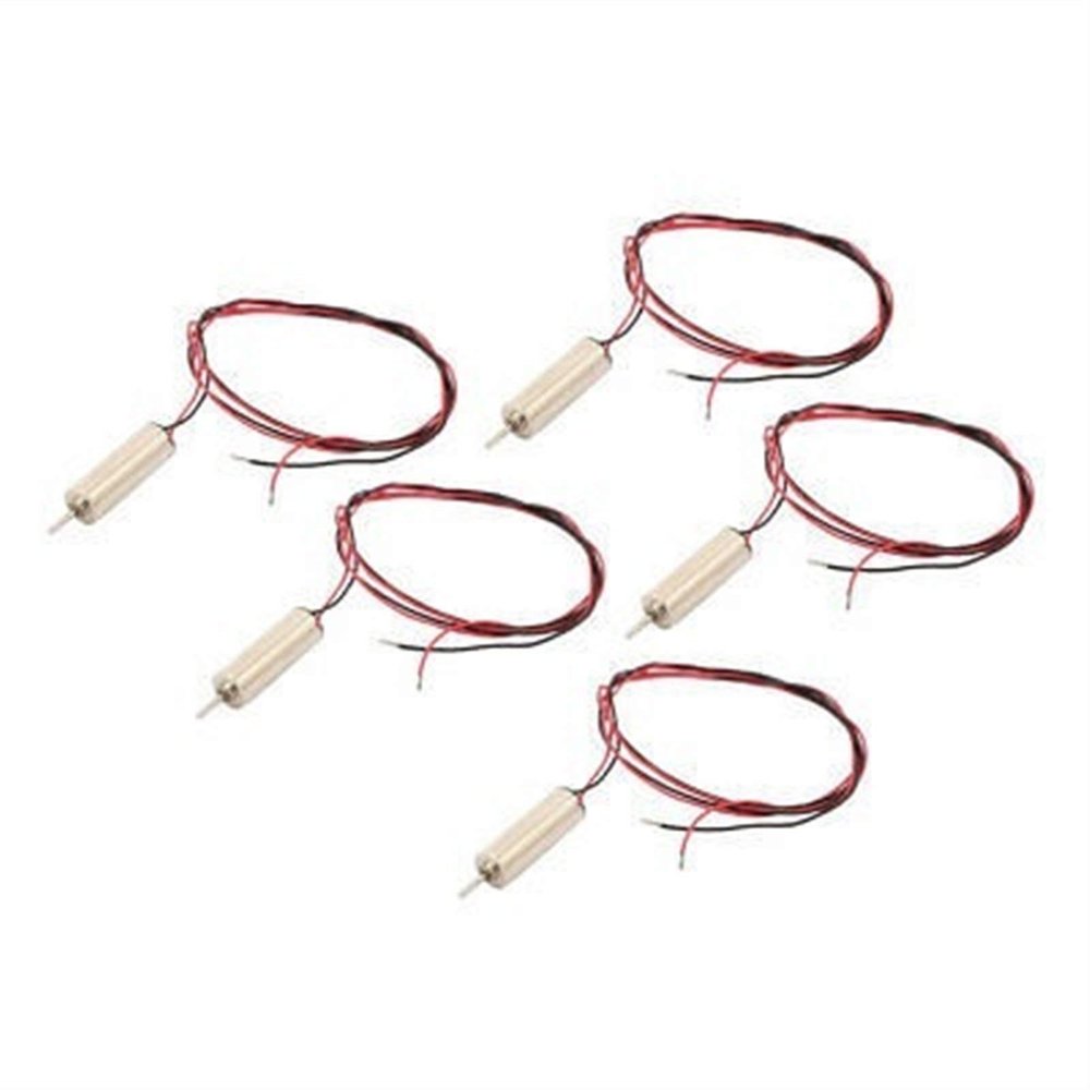 OQATNXUR Rotating Power 10Pcs 2 Wires High Torque Micro Electronic Starter, Magnetic Coreless Electronic Starter, 4 x 12mm, DC 3.7V 63000RPM, Hobby Electric