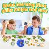 Aizweb Clock for Kids, Learning Clock Analog Clock Telling Time Teaching Homeschool Supplies Essentials Math Manipulatives Preschool Kindergarten Learning Activities Educational Montessori Toys Games view 2