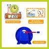 Aizweb Clock for Kids, Learning Clock Analog Clock Telling Time Teaching Homeschool Supplies Essentials Math Manipulatives Preschool Kindergarten Learning Activities Educational Montessori Toys Games view 4