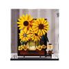 Acrylic Transparent Display Case for Sunflower Bouquets Model Dustproof Transparent Display Case Showcase 9.8 * 7.8 * 11.8 inches (Display Case Only) (2mm Mirror) view 1