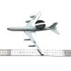 ZEZEFUFU 1/200 Scale Alloy US E-3 E3 Sentry AWACS Early Warning Aircraft Model with Display Stand view 2
