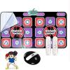 Dance Mat for Kids and Adults, PVC Home Use Non-Slip Double Dance Mats, Wireless Running Yoga Game Machine with Dual Handle, Compatible view 1