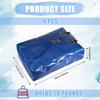 4pcs Vinyl Sandbags, Bounce House Inflatable Water Bounce House Heavy Duty Sand Bag Anchor Safety Weight Product for Water Slides Canopies and Tents (Blue) view 2