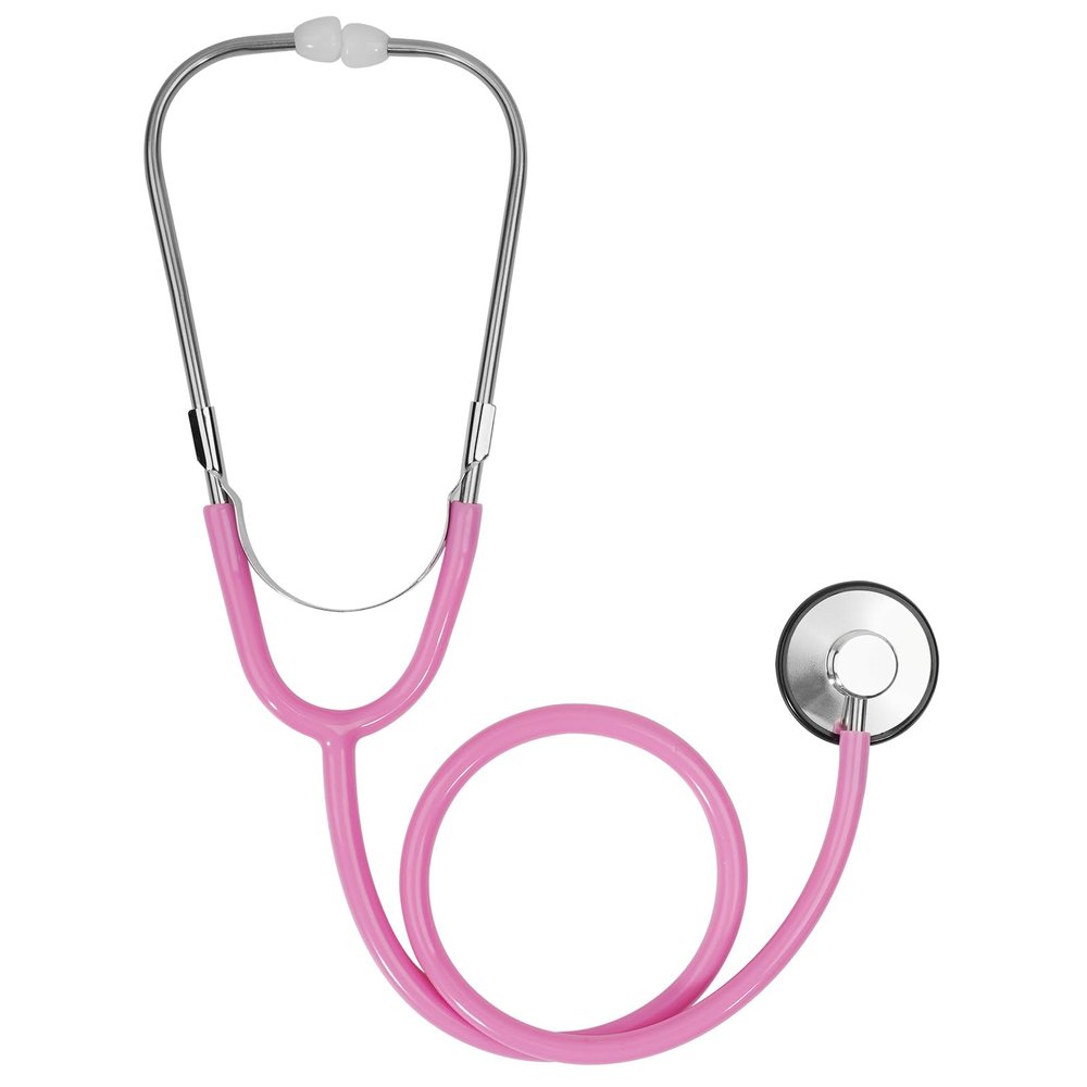 ERDOGLY Kids Stethoscope, Real Working Nursing Stethoscope for Kids, Play Doctor Toy for Toddler, Boys Girls Doctor Nurse Cosplay Costume Accessories, Pink