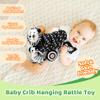 FQKIOMY Black and White High Contrast Baby Toys - Sensory Infant Hanging Carseat & Stroller Toy for Newborns 0-6,6-12Months Perfect Easter Birthday & Baby Shower for Babies Boys Girls view 2