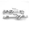 cvking RC Vehicle Axles Compatible with Axial for RBX10 for Ryft 1/10 RC Crawler Car Upgrade Parts Accessories Metal Front and Rear Axle Housing Bridge Shell view 3