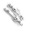 cvking RC Vehicle Axles Compatible with Axial for RBX10 for Ryft 1/10 RC Crawler Car Upgrade Parts Accessories Metal Front and Rear Axle Housing Bridge Shell view 4