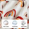 2 Pack Muslin Nursing Pillow Cover 100% Cotton Boho Neutral Stretchy Removable Baby Nursing Covers for Breastfeeding Pillows Soft Breathable Pillow Slipcover for Newborn Baby Boy or Girl (Boho) view 4