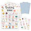 mermermu Birthday Party Bingo Game Cards(24 Players), Birthday Bingo Card for Family Friend Adult, Large Group Holiday Party Activity Favor Decoration Supplies -002 view 1
