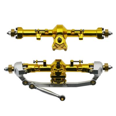 cvking RC Vehicle Axles Compatible with Axial for SCX24 90081 AXI00001 1/24 RC Crawler Car Metal Axle RC Car Upgrade Parts RC Car Modification Parts
