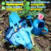 Kids Gardening Tools Set, Toddler Play Kit Child Outdoor Toy with Gloves, Watering Can, Metal Shovel, Rake, Spade & Storage Bag, Backyard Sand Digging Holiday Birthday Gift for Boy Girl 3 4 5 (Blue) view 3