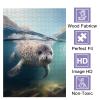 Directo Animal Jigsaw Puzzles, Cute Seal Themed Puzzles for Adults - 1000 Pieces Jigsaw Puzzles, Educational Games Gift for Elders Family and Friends 20 * 28.8 inch view 3