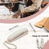 Toy Phone - Busy Board DIY Accessories Parts Items- Playground Playhouse Swing Set Telephone Plastic Pretend Play - Fake Phone with Sound - Telephone with Numeric Key view 2