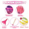 Kids Gardening Tools Set, Toddler Play Kit Child Outdoor Toy with Gloves, Watering Can, Metal Shovel, Rake, Spade & Storage Bag, Backyard Sand Digging Holiday Birthday Gift for Boy Girl 3 4 5 (Pink) view 4