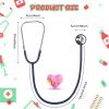 ERDOGLY Kids Stethoscope Toy, Real Working Nursing Stethoscope for Kids, Doctor Game Kit for Toddler, Boys Girls Doctor Nurse Cosplay Halloween Costume Accessories, Dark Blue view 2