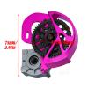 RCMYou Transmission Gearbox Upgrades Part for 1/10 SCX10, SCX10 II 90046,90047,AX10 RC Crawler Truck,Aluminum Center Transmission Gearbox Hops up,Pink&Titanium view 3