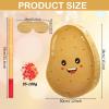 Sonwyoung Potato Piata for Kids Birthday Party 15 x 12 x 2.8 Inches Veggies Theme Piata with Stick Blindfold and Confetti for Baby Shower Photo Props Cinco De Mayo Fiesta Decoration view 3