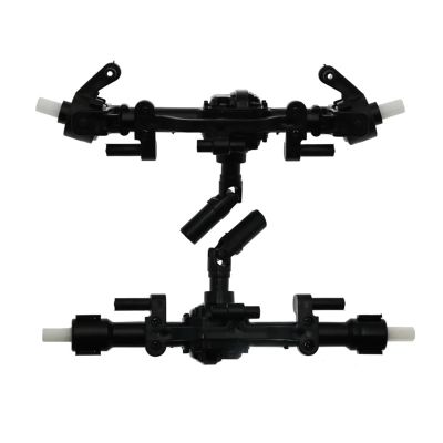 cvking RC Vehicle Axles Compatible with MN for D90 MN98 MN99 MN99S MN45 1/12 RC Car Spare Parts Upgrade Accessories Front and Rear Axle with Metal Gear