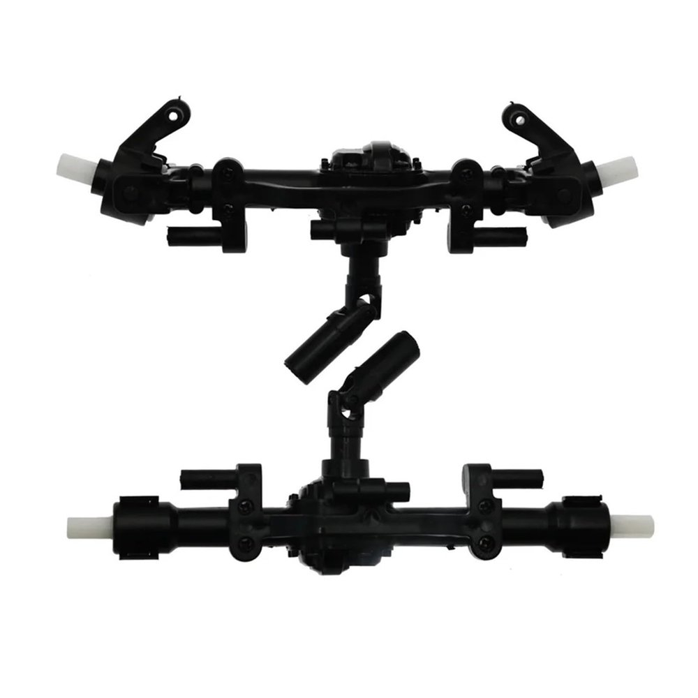 cvking RC Vehicle Axles Compatible with MN for D90 MN98 MN99 MN99S MN45 1/12 RC Car Spare Parts Upgrade Accessories Front and Rear Axle with Metal Gear