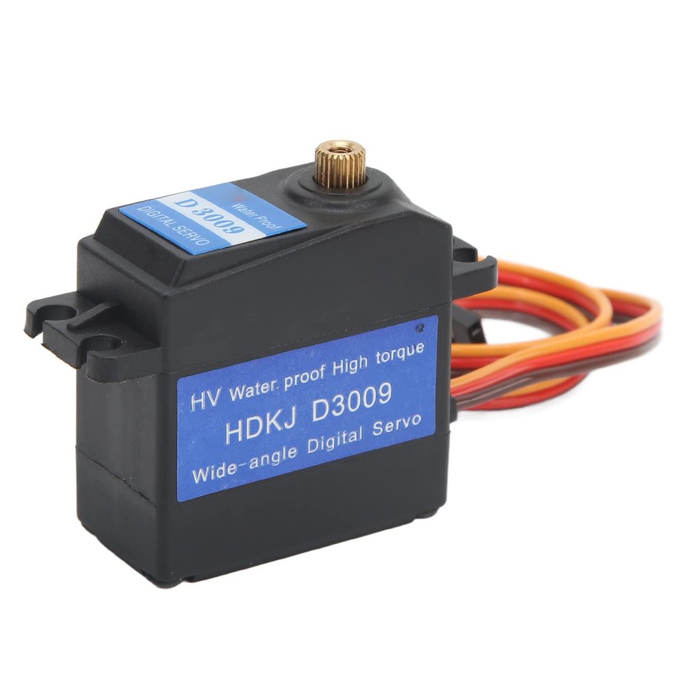 Pwshymi Brushless Motor Digital Servo with Double Bearing for RC 1/8 1/10 Robots Boats, Operating Voltage 4.8 to 7.2V, Compatible with RC Cars, Robots, Boats