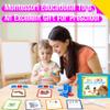 154 PCS Wooden CVC Word Spelling Game, Short Vowel Spelling Flashcards Sight Words Flash Cards Montessori Early Educational Toys for Preschool Kindergarten (5 Dry Erase Marker Included) view 4