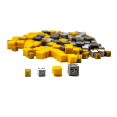 BoardGameSet Terraforming Upgrade Expansion - Mars Cubes | Board Game Accessories Gaming Tokens Meeples Board Games Upgrade Components Dice