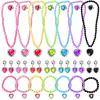 Coloch 7 Sets Dress up Jewelry, Jewelry Princess Pretend Toy with Bracelet, Necklace, Ring and Earrings, Cosplay Jewelry Set for Party view 1