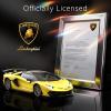 AEROQUEST Lamborghini Remote Control Car, 1:24 Scale Electric Sport Racing Hobby Toy Car Lamborghini Model Vehicle for Boys Girls Birthday Gifts, Yellow view 2