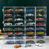 8 Compartments Car Model Display Box 1: 64 Small Scale Car Storage Box Plastic Transparent Display Box Simulation Toy Collection Box, 7.7x1.7x6.7in view 3
