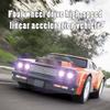 4WD RC Racing Car, 1/16 Scale 2.4G 30KM/H High Speed Electric Brushed Rally Racing Car with Led Lights, RC All Terrain Vehicle for Teens Adult - (RTR Version/Orange) view 2