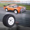 4WD RC Racing Car, 1/16 Scale 2.4G 30KM/H High Speed Electric Brushed Rally Racing Car with Led Lights, RC All Terrain Vehicle for Teens Adult - (RTR Version/Orange) view 4