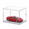 IDAFSA Clear Acrylic Display Case, Assemble Cube Display Box Stand with PVC Material White Base, Dustproof Protection Showcase for Collectibles Memorabilia Figurines (8*8*8inch;20*20*H20cm) view 1