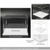 IDAFSA Clear Acrylic Display Case, Assemble Cube Display Box Stand with PVC Material White Base, Dustproof Protection Showcase for Collectibles Memorabilia Figurines (8*8*8inch;20*20*H20cm) view 2