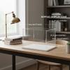 IDAFSA Clear Acrylic Display Case, Assemble Cube Display Box Stand with PVC Material White Base, Dustproof Protection Showcase for Collectibles Memorabilia Figurines (8*8*8inch;20*20*H20cm) view 3