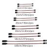 12Pieces Pieces 3-pin Servo Extension Cable Wire Cord Female to Male RC Servo Extension Cord Wire Connectors for Servo Extension Connection Control Board Remote Control Parts(6 Sizes) view 2