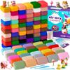 ARTPAR Air Dry Clay for Kids,90 Colors Modeling Model Magic Clay,DIY Molding Clay Starter Kit with Sculpting Tools,Soft and Non-Sticky,Art and Crafts for Boys & Girls 3-12 Years Old. view 1