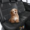 Psumuabrre Car Seat Protector for Child Carseat, 1 Pack Protect Car Seat Cover for Baby with Thickest Padding and Non-Slip Padded Backing Mesh Pockets Kids Pets Car Back Seat Protectors(Black) view 3