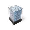 Blue Pastel D6 Dice with Black Pips 12mm (1/2in) Pack of 36 Dice Chessex view 1