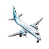 GeminiJets GJEAL1251 Eastern Express Saab 340A N407BH; Scale 1:400 view 1