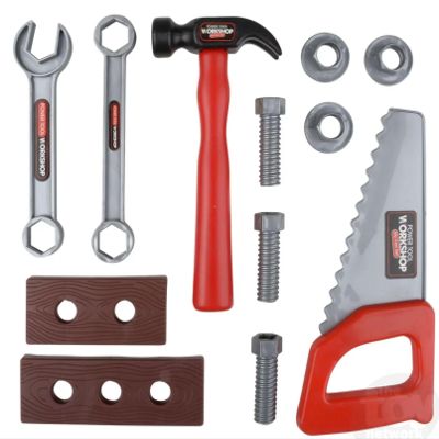 Handyman Tool Set for Kids, 12 Piece Toy Tools, Workshop, Ages 3+