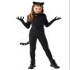 Spooktacular Creations Black Cat Costume for Girls, Kids Cat Outfit Set with Tail Headband Gloves, Child Halloween Costume for Cosplay Role Play Party (Medium(8-10 yrs)) view 3