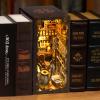 Strucwood Book Nook Kit Museum of Astronomy Miniature Booknook Kit 3D Wooden Puzzle for Adults Magic Bookends Dollhouse (Night of Magic) view 3