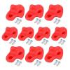 10PCS Rock Climbing Stone Rocks Wall Stones Kids Assorted Kit children's climbing rock with screws Plastic Texture - (Color: Red) view 1