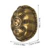Alipis Alloy Turtle Shell Pendant Brass Fortune Teller Coin Decor Chinese Feng Shui Coins Lucky Turtle for Home and Outdoor Shell Divination Ornament view 2